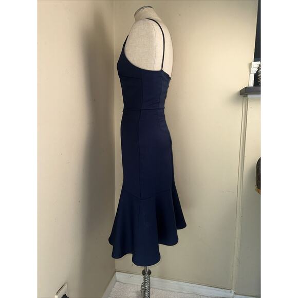 Cooper St. Navy Azalea Dress Fit and Flare A-Line Prom Formal Size 2 EUC - Picture 8 of 9